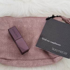 Laura Mercier Creme Smooth Lip and makeup bag